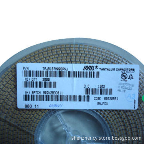 Solid Tantalum Capacitor, TAJB226K010RNJ, 22UF 10V 10% 1210